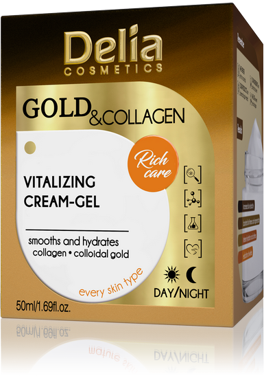 Collagen gold cream - gel / Vitalizing Cream-Gel
