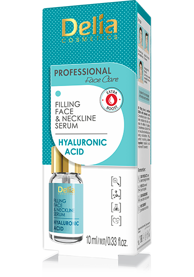 Filling face serum with hyaluronic acid