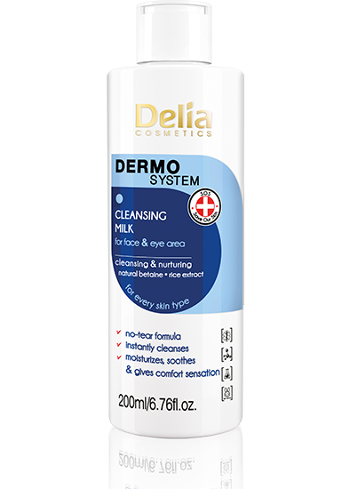 Cleansing milk for face ans eye area